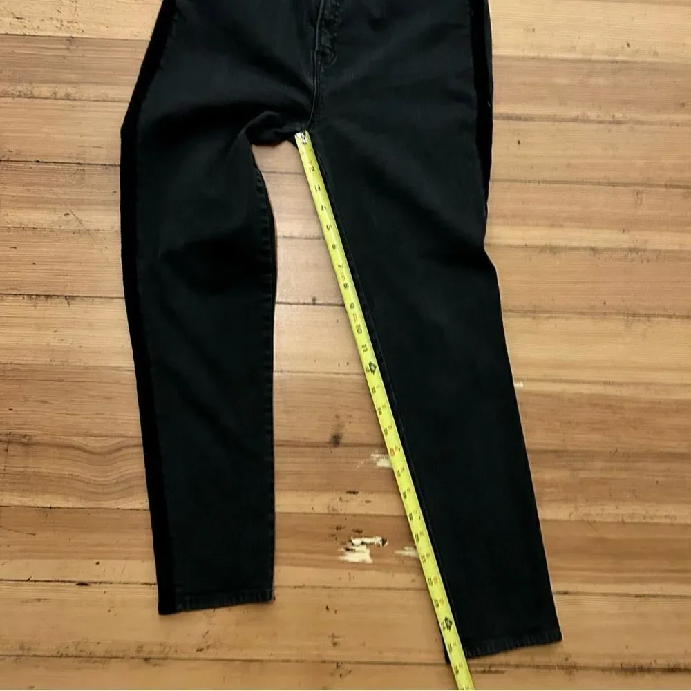 J. Crew 9” high rise skinny jeans velvet tux stripe. Size 31.